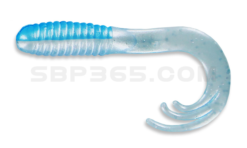 Triple Tail Grub 2"  (ca. 5 cm) Blue Shad