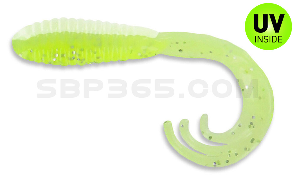 Triple Tail Grub 2"  (ca. 5 cm) Lemon Meringue