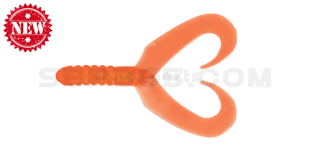 Twin Tail Grub 2,75" (ca. 7 cm) orange / gelb