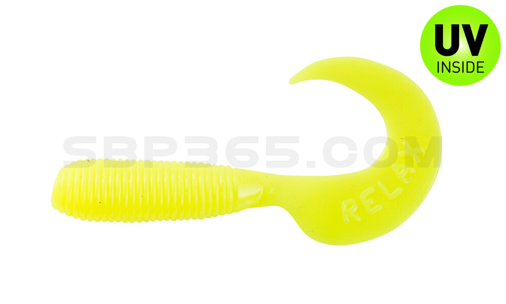 Twister 1" regulär (ca. 3,5 cm) fluogelb