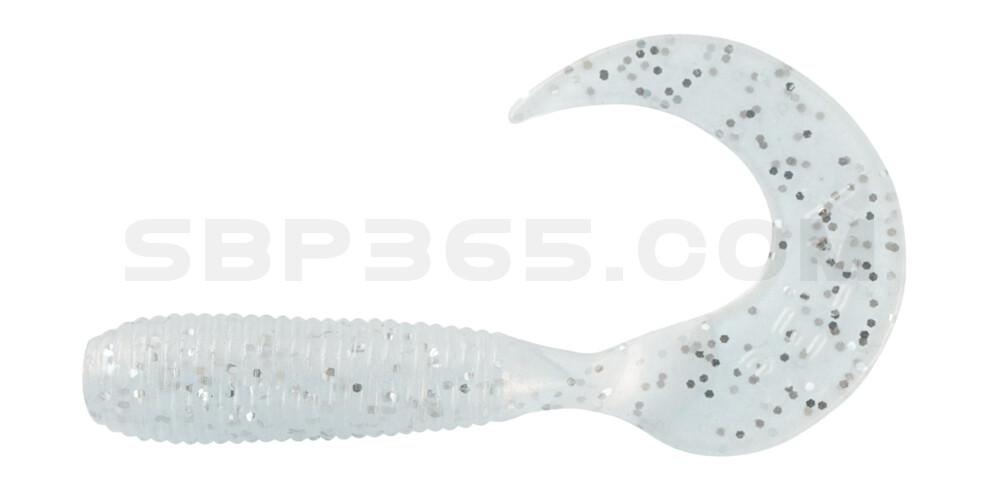 Twister 2,5" regulär (ca. 6,0 cm) blauperl-glitter