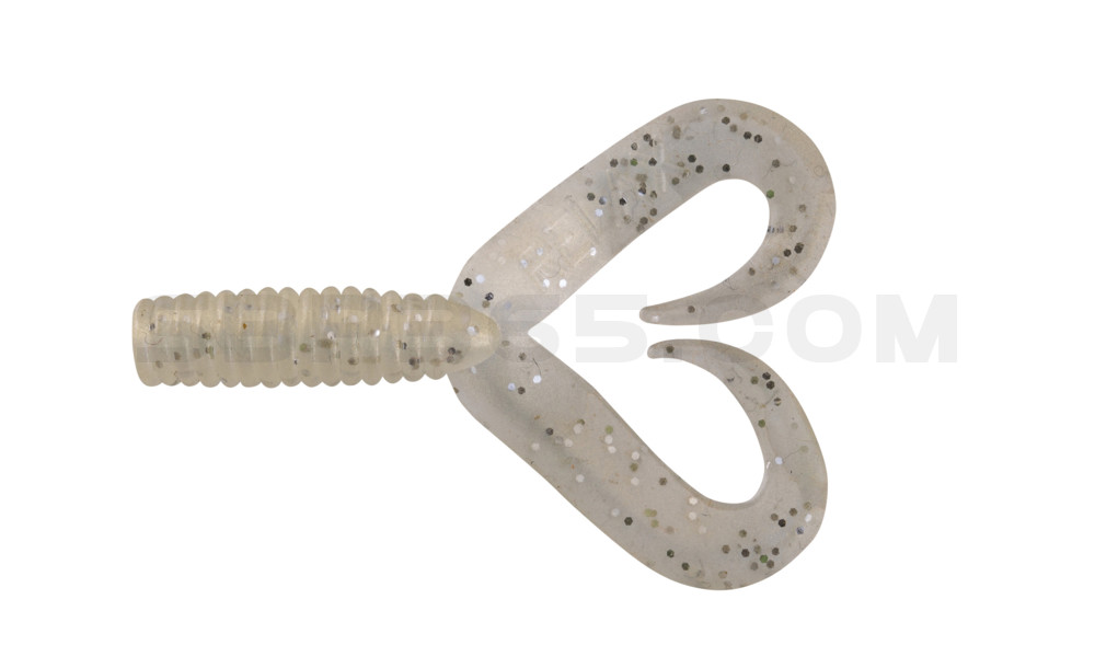 Twister 2" Doubletail regulär (ca. 4,5 cm) goldperl glitter
