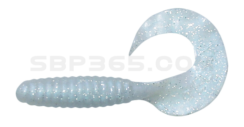Twister 4" regulär (ca. 8,0 cm) blauperl-glitter