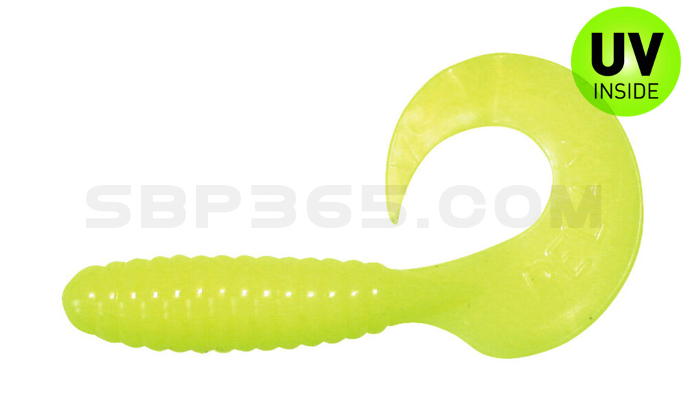 Twister 4" regulär (ca. 8,0 cm) fluogelb