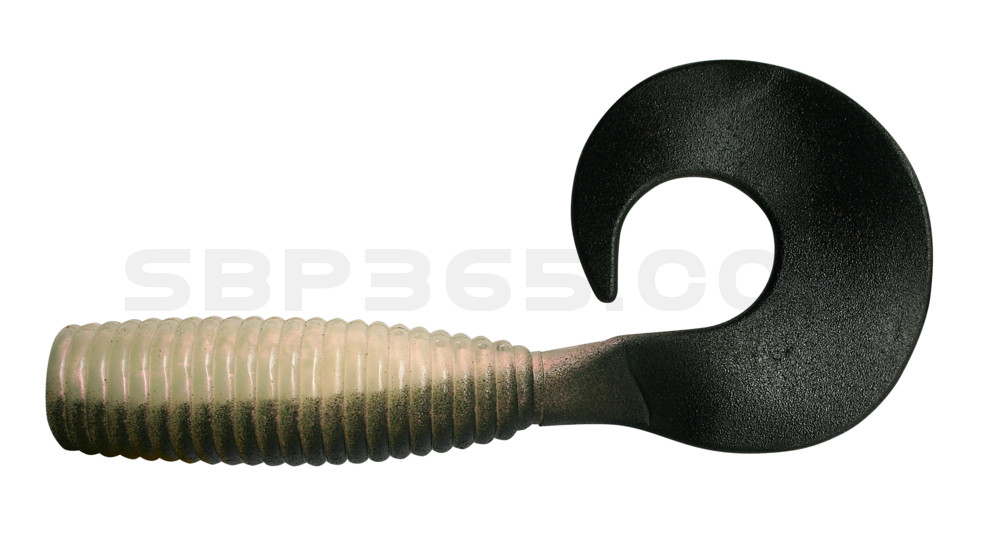 Xtra-Fat Grub 8" (ca. 19,0 cm) perl / schwarz