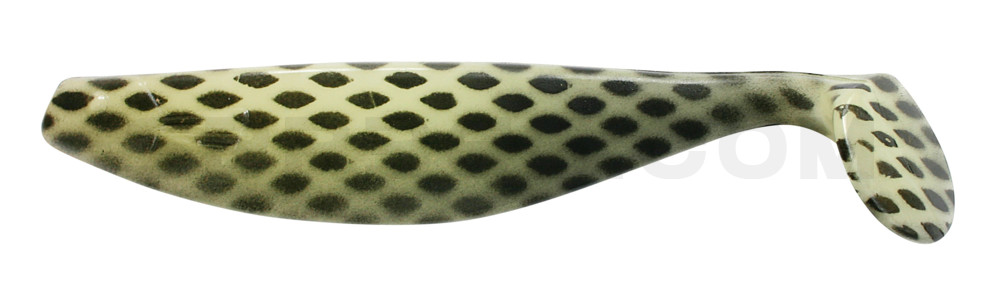 Xtra-Soft 6" (ca. 16,0 cm) selbstleuchtend schwarz gestr.