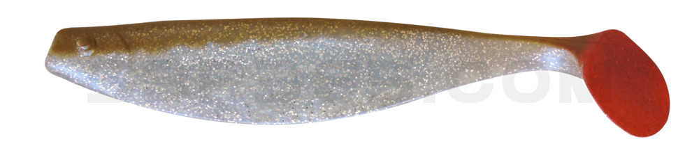 Xtra-Soft 7" (ca. 18,0 cm) Blauperl-Glitter / braun