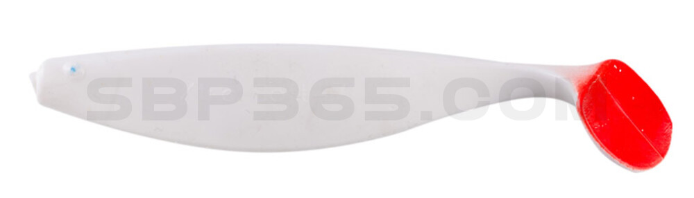 Xtra-Soft 7" (ca. 18,0 cm) reinweiss / Red Tail