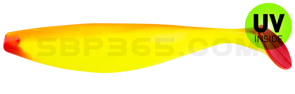 Xtra-Soft 9" (ca. 23,0 cm) fluogelb / orange