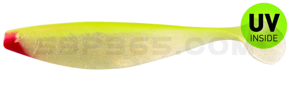 Xtra-Soft 9" (ca. 23,0 cm) goldperl-Glitter / fluogelb