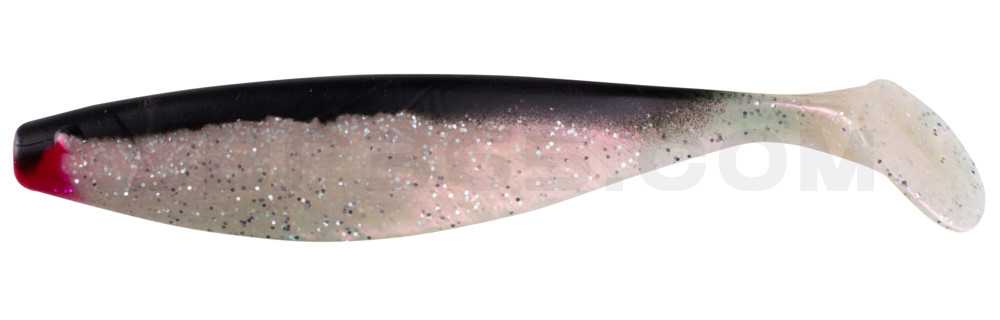 Xtra-Soft 9" (ca. 23,0 cm) perl-Glitter / schwarz