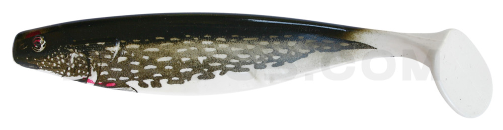 Xtra-Soft-Nature 6" (ca. 16,0 cm) reinweiss / Hecht (olive)
