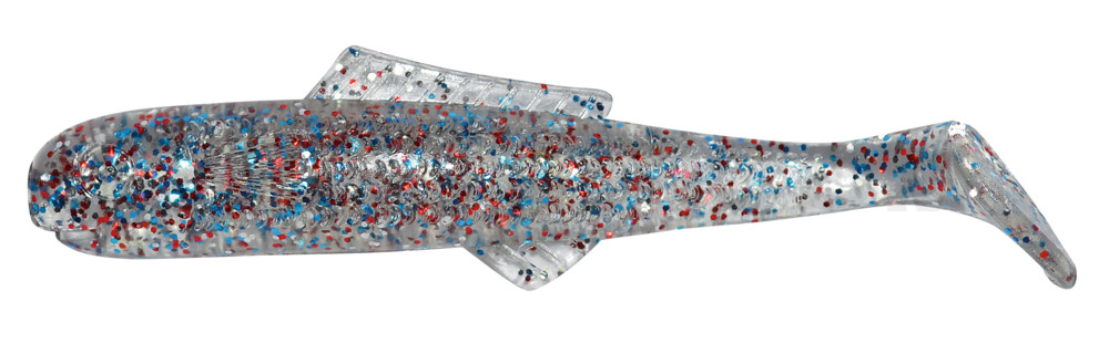 Banjo Shad 3" (ca. 8 cm) Firecracker