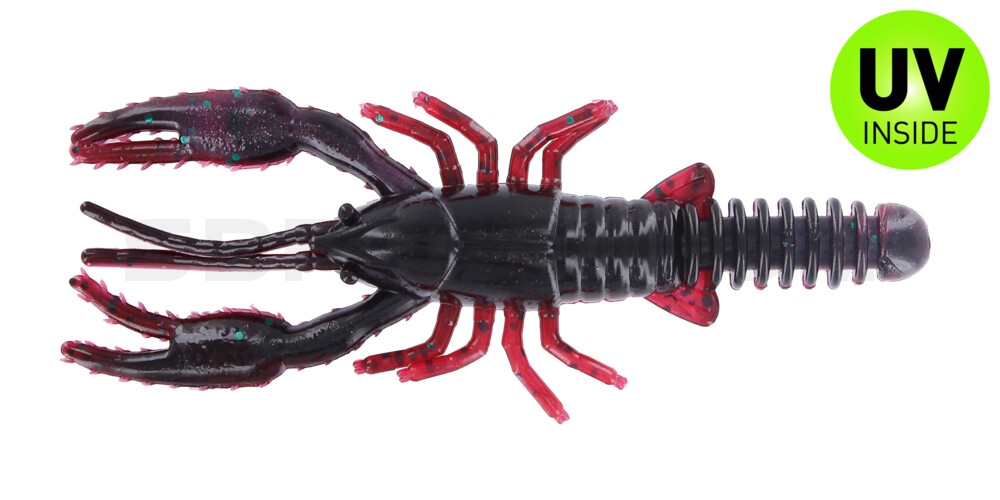 Baby Crawfish 4" (ca. 11,5 cm) Red Shad/Green Flake
