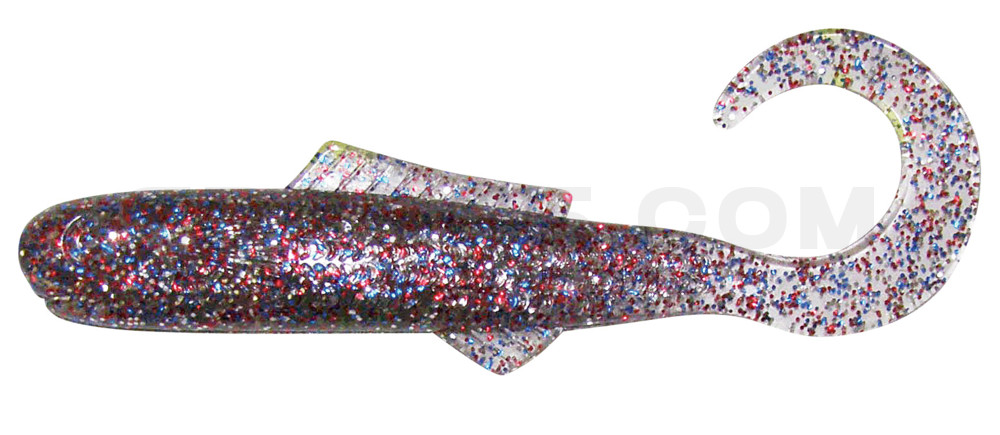 Banjo Curl Tail 3" (ca. 8 cm) Firecracker