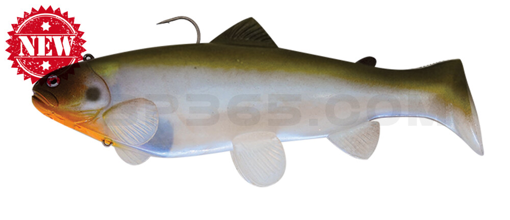 Castaic Swim Bait Trout 2.0 - 10" (25cm) Fast sinking Blue Gill Brown Amber