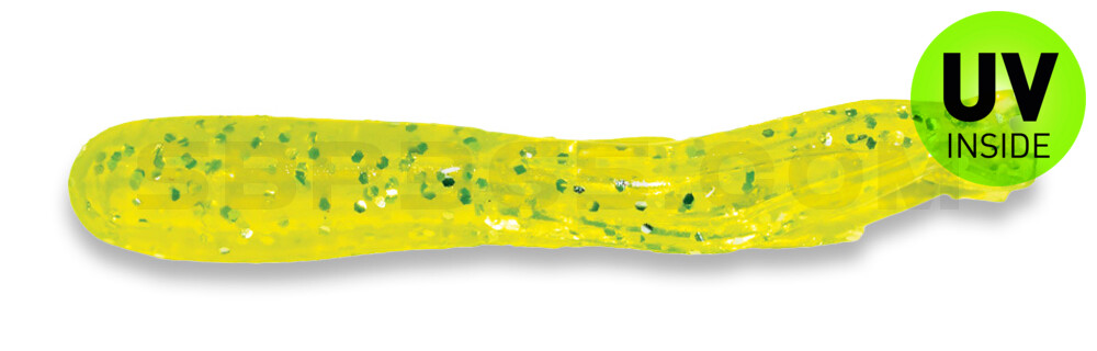 Crappie Tube 1.5" (ca. 3,5 cm) Chart Sparkle