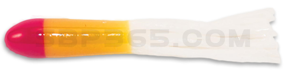 Crappie Tube 1.75" (ca. 4,5 cm) im Zip Bag Red/Yellow/White