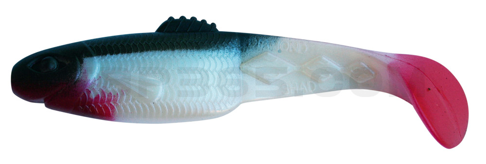 Diamond-Shad 2,5" (ca. 7,0 cm) blauperl / schwarz