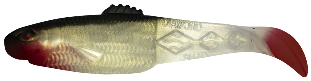 Diamond-Shad 2,5" (ca. 7,0 cm) goldperl / schwarz