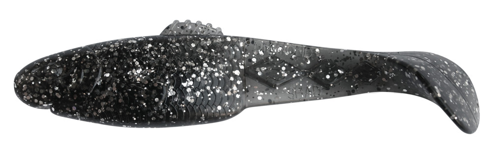 Diamond Shad 5" (ca. 13,5 cm) rauch silber-Gitter