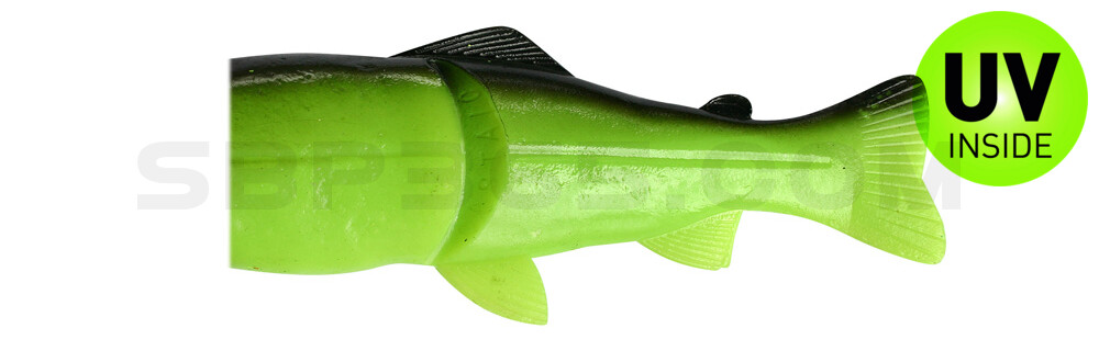 Ersatzkörper für Castaic-Real-Bait - 23cm Chartreuse