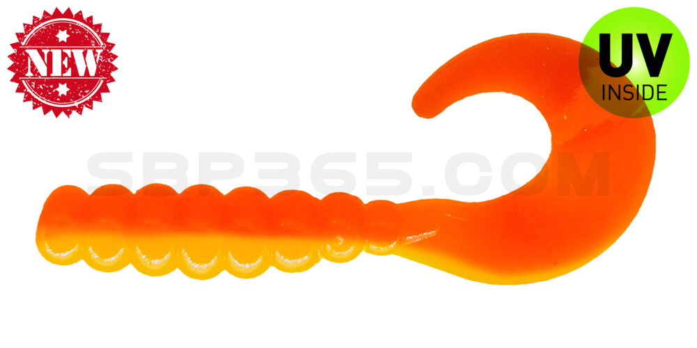 Fat Grub 2" (ca. 5 cm) Orange/Yellow