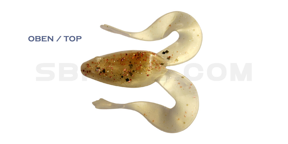 Frog 3" (ca. 8,0 cm) goldperl / Desert-Sand