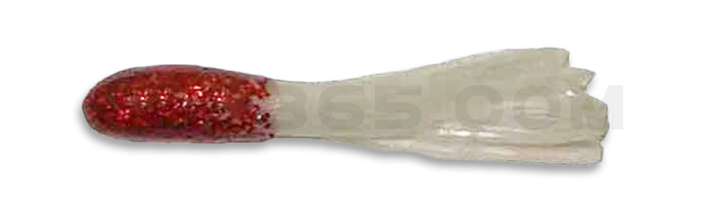 Glitter Head Tube 1.5" (ca. 3,5 cm) Red Glitter/Pearl