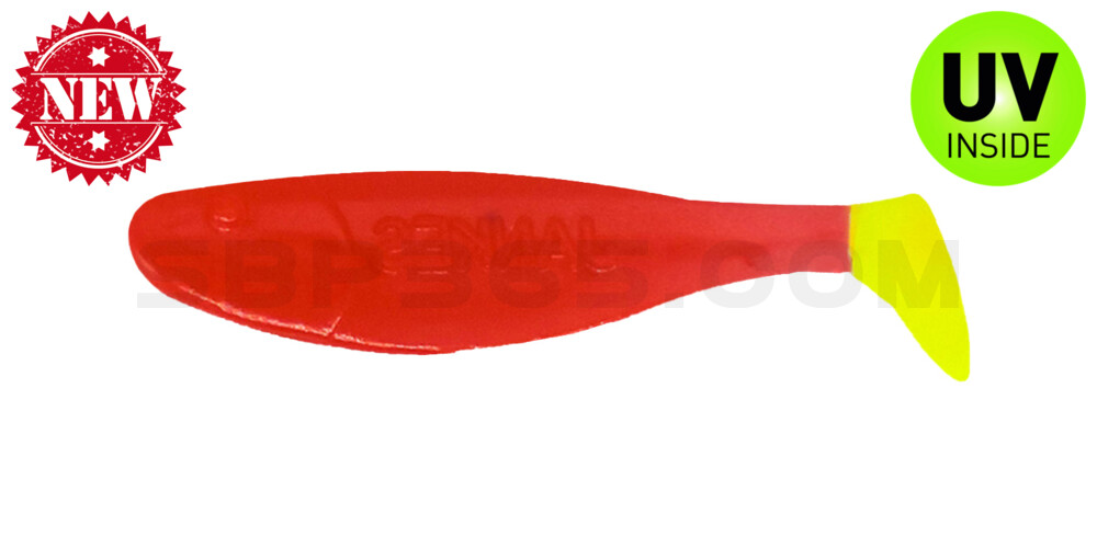 Jankes 2" (ca. 4,5 cm) feuerrot / fire tail