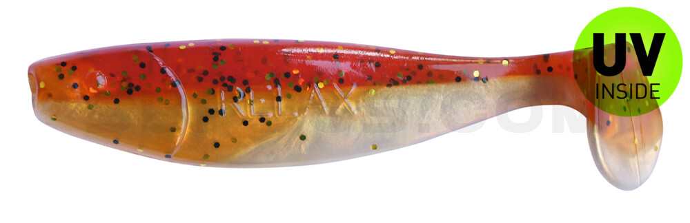 Jankes 4" (ca. 11,0 cm) goldperl / motoroil Glitter