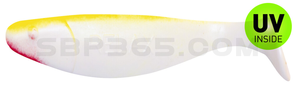 Jankes 6" (ca. 16,0 cm) reinweiss / fluogelb