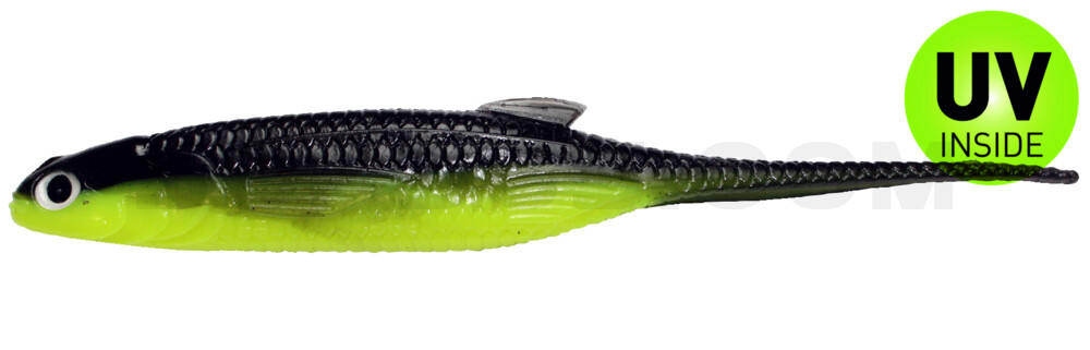 Jerky J Laminat 3,5" (ca. 9,0 cm) Chartreuse Black