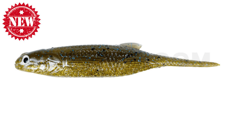 Jerky J Laminat 5" (ca. 12,5 cm) Bluegill Flash