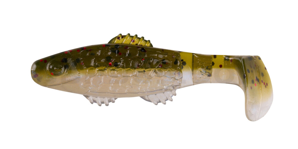 Killer Shad 2" (ca. 5,0 cm) blauperl / Kaulbarsch-Multiglitter