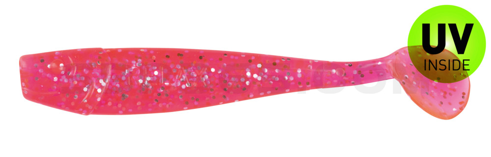 King-Shad 4" (ca. 11,0 cm) hot pink-Glitter