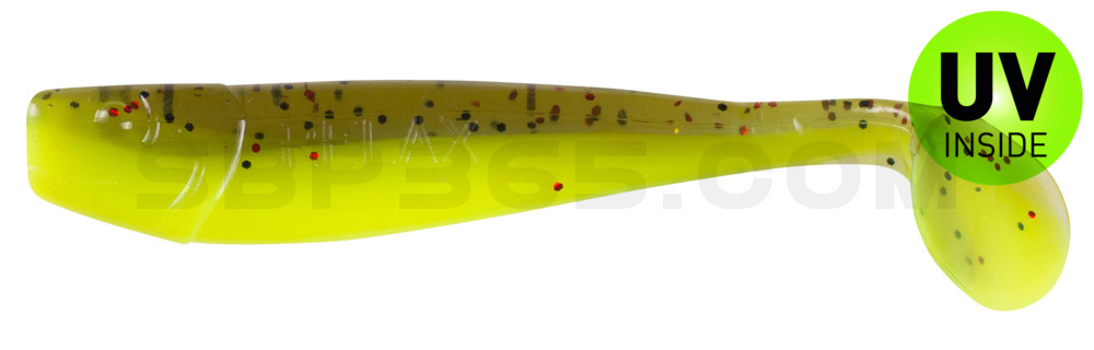 King-Shad 5" (ca. 14,0cm) fluogelb / Kaulbarsch