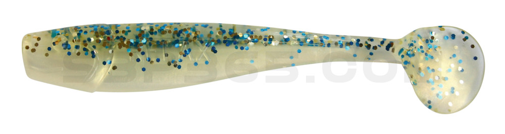 King-Shad 5" (ca. 14,0cm) goldperl / klar blau Glitter