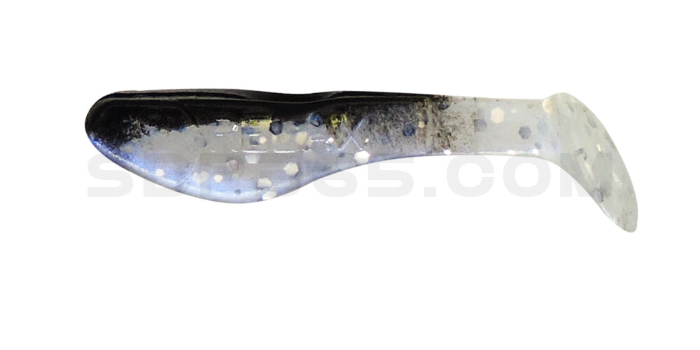 Kopyto-Classic 1" (ca. 3,5 cm) blauperl-Glitter / schwarz