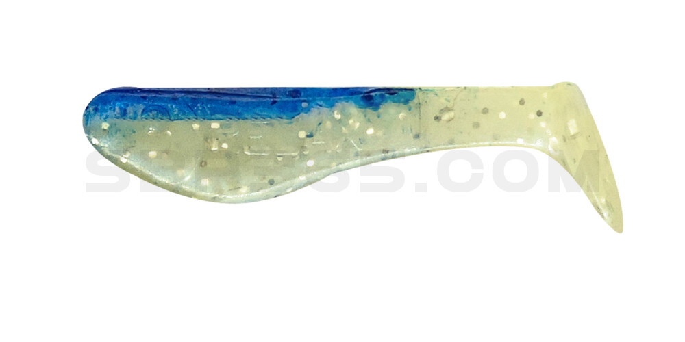 Kopyto-Classic 1" (ca. 3,5 cm) goldperl-Glitter / blau