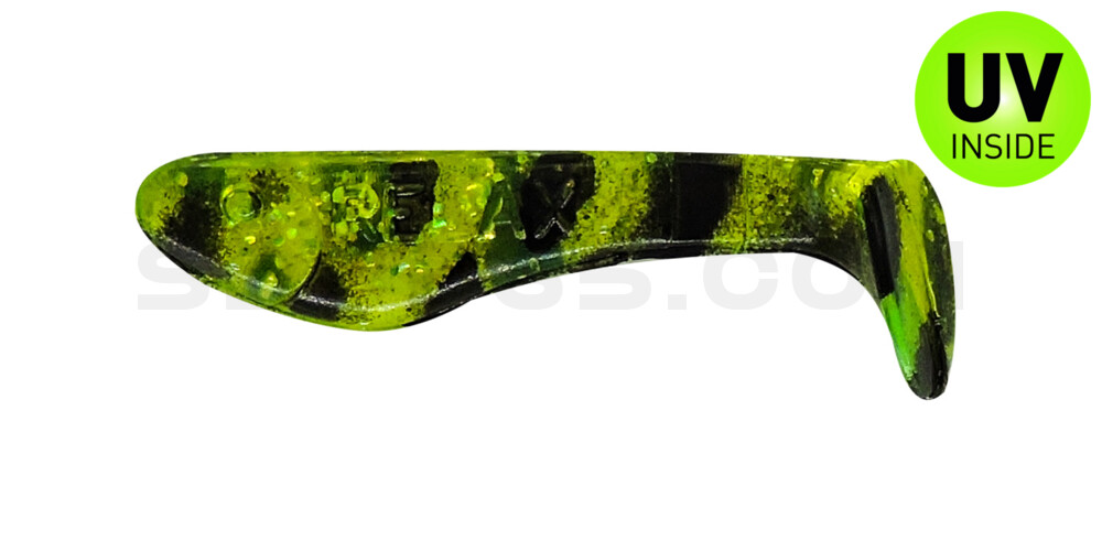 Kopyto-Classic 1" (ca. 3,5 cm) grün(chartreuse)-Glitter / schwarz
