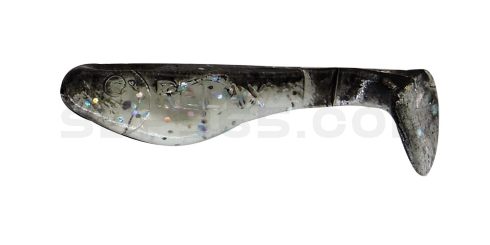 Kopyto-Classic 1" (ca. 3,5 cm) klar silber-Glitter / schwarz