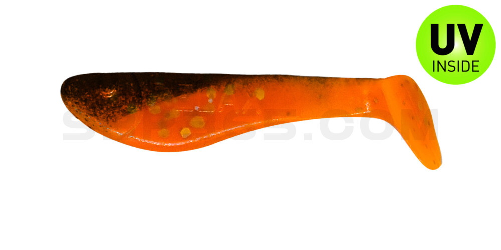 Kopyto-Classic 1" (ca. 3,5 cm) orange-Glitter / schwarz