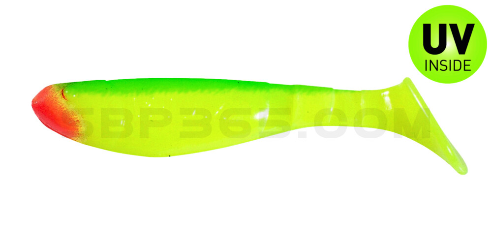 Kopyto-Classic 2,5" (ca.7,0 cm) fluogelb / grün