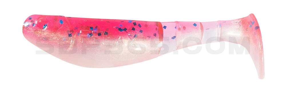 Kopyto-Classic 2,5" (ca.7,0 cm) goldperl / cherry-blau Glitter