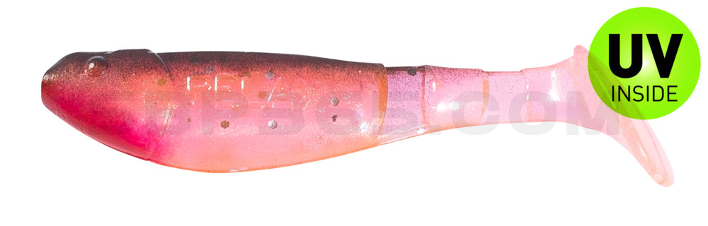 Kopyto-Classic 2,5" (ca.7,0 cm) hot pink-Glitter Perleffekt / schwarz