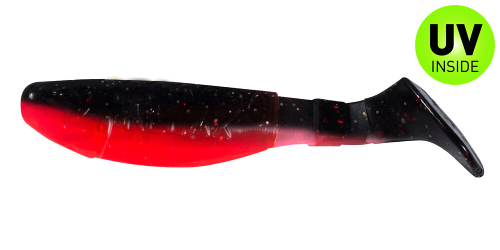 Kopyto-Classic 3" (ca. 8,0 cm) feuerrot / schwarz rot-gold Glitter