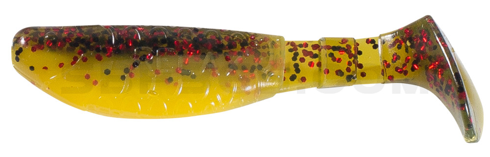 Kopyto-Classic 3" (ca. 8,0 cm) gelb / Watermelon Glitter