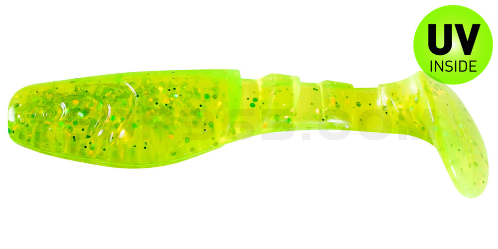 Kopyto-Classic 3" (ca. 8,0 cm) grün(chartreuse)-Glitter