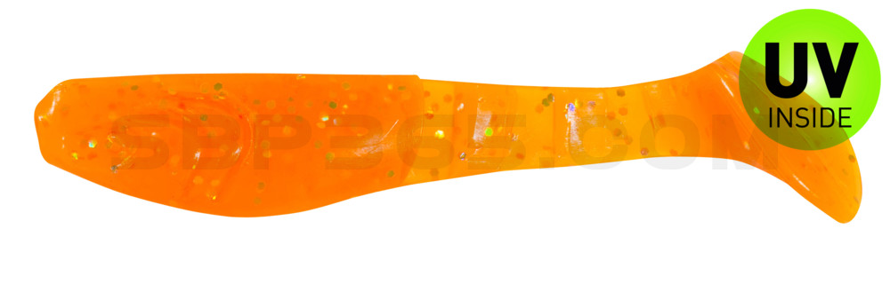 Kopyto-Classic 3" (ca. 8,0 cm) klar fluoorange glitter